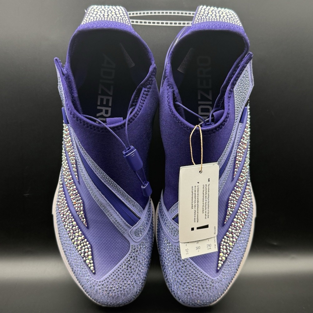 SIZE 12 - Adidas Swarovski x Adizero Impact+ Light Purple IH8154 - *RARE & HTF* - Picture 8 of 9